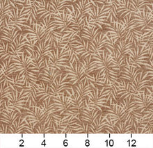 Load image into Gallery viewer, Essentials Chenille Brown Cream Leaf Branches Upholstery Fabric