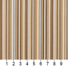 Load image into Gallery viewer, Essentials Outdoor Beige Brown Black Desert Stripe Upholstery Fabric