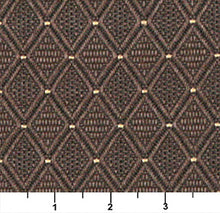 Load image into Gallery viewer, Essentials Heavy Duty Mid Century Modern Scotchgard Upholstery Fabric Brown Geometric Diamond / Java