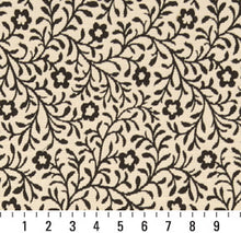 Load image into Gallery viewer, Essentials Floral Drapery Upholstery Fabric Brown Ivory / Cocoa Trellis