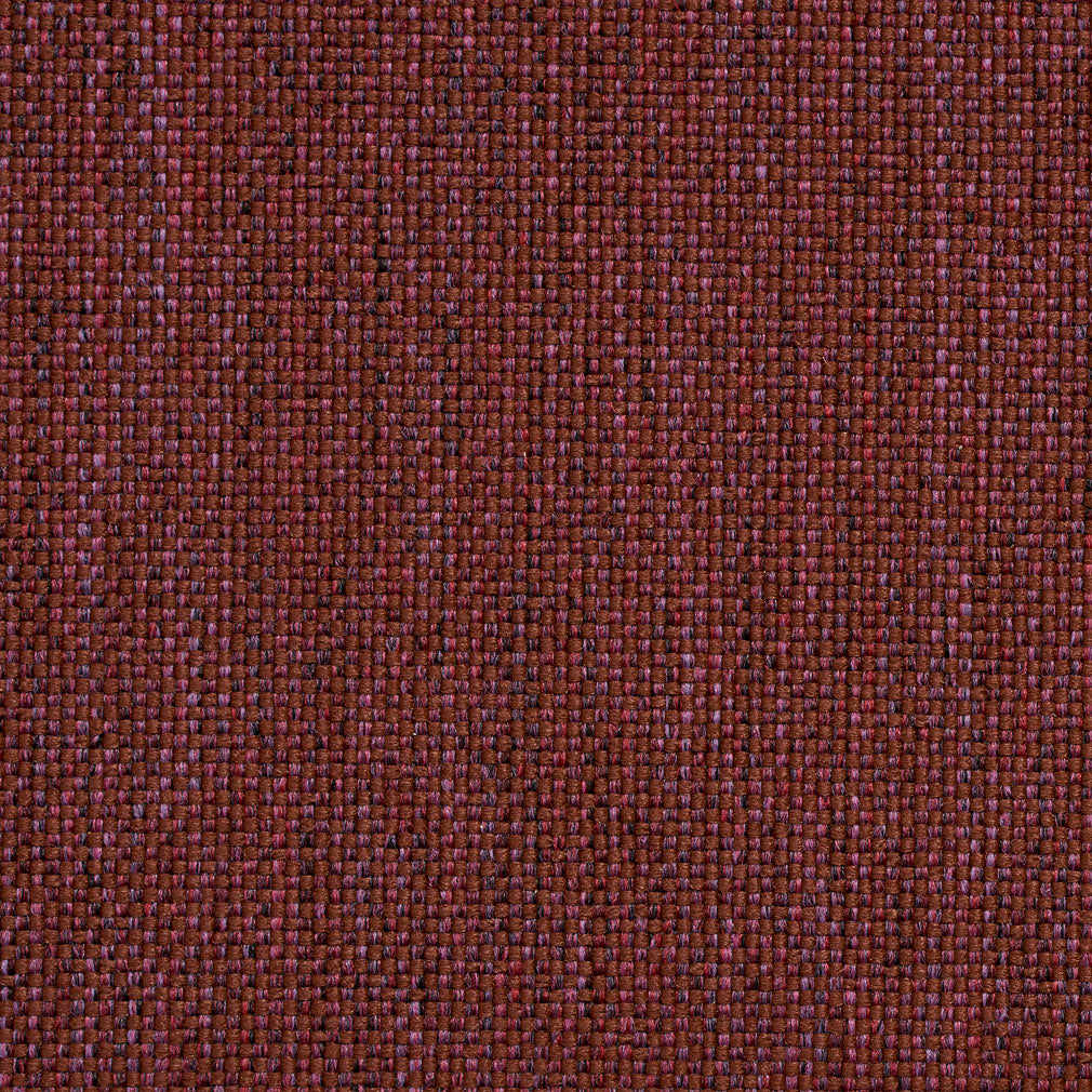 Essentials Heavy Duty Mid Century Modern Scotchgard Brown Pink Upholstery Fabric / Plum