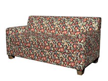 Load image into Gallery viewer, Essentials Cityscapes Brown Red Blue Teal Mustard Floral Upholstery Drapery Fabric