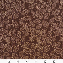 Load image into Gallery viewer, Essentials Heavy Duty Upholstery Drapery Fabric Brown / Sable Leaf
