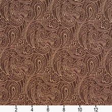 Load image into Gallery viewer, Essentials Heavy Duty Upholstery Fabric Brown / Sable Paisley