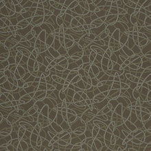 Load image into Gallery viewer, Essentials Stain Repellent Upholstery Fabric Brown / Squiggles Chocolate