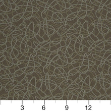Load image into Gallery viewer, Essentials Stain Repellent Upholstery Fabric Brown / Squiggles Chocolate