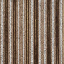 Load image into Gallery viewer, Essentials Brown Tan Cream White Upholstery Fabric / Desert Stripe