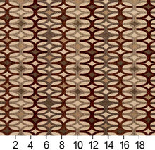 Load image into Gallery viewer, Essentials Brown Tan Gray Beige Cream Geometric Upholstery Fabric / Spice Interlock
