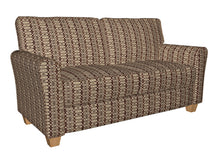 Load image into Gallery viewer, Essentials Brown Tan Gray Beige Cream Geometric Upholstery Fabric / Spice Interlock