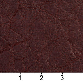 Essentials Breathables Burgundy Heavy Duty Faux Leather Upholstery Vinyl / Brandy