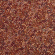 Load image into Gallery viewer, Essentials Heavy Duty Burgundy Coral Gold Upholstery Fabric / Brick