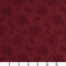 Load image into Gallery viewer, Essentials Upholstery Damask Fabric Burgundy / Wine Trellis