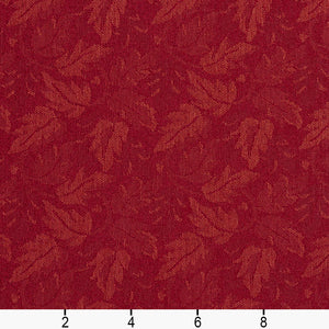 Essentials Crypton Upholstery Fabric/ Burgundy Leaf