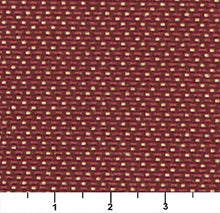 Load image into Gallery viewer, Essentials Mid Century Modern Geometric Burgundy Mustard Dot Upholstery Fabric / Wine