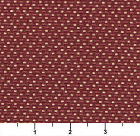 Essentials Mid Century Modern Geometric Burgundy Mustard Dot Upholstery Fabric / Wine