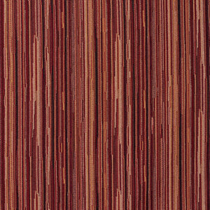 Essentials Burgundy Pink Coral Stripe Upholstery Fabric / Redwood