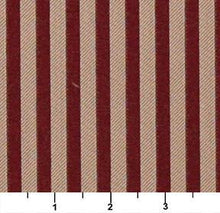 Load image into Gallery viewer, Essentials Heavy Duty Upholstery Fabric Burgundy / Port Stripe