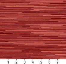 Load image into Gallery viewer, Essentials Heavy Duty Scotchgard Burgundy Red Coral Stripe Upholstery Fabric / Henna
