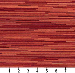 Essentials Heavy Duty Scotchgard Burgundy Red Coral Stripe Upholstery Fabric / Henna