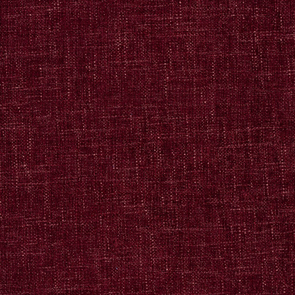 Essentials Chenille Upholstery Drapery Fabric Burgundy / Scarlet