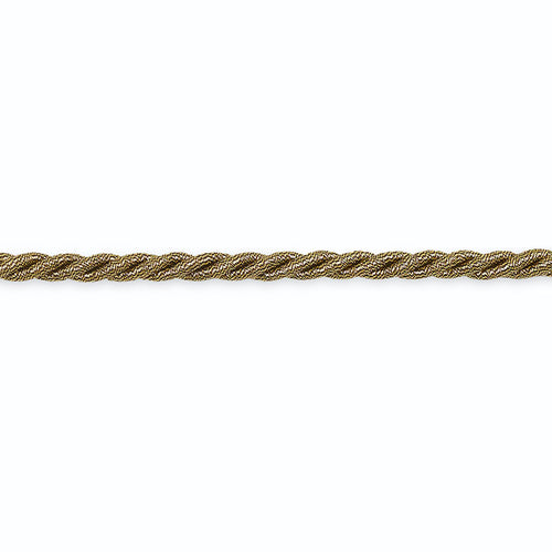 Schumacher Lulu Cord Trim C9211-2 / Pewter Metallic