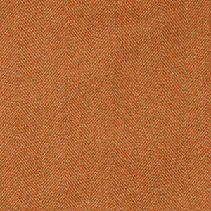 Heavy Duty Faux Wool Rusty Orange Cream Tweed Herringbone Cambridge Upholstery Fabric