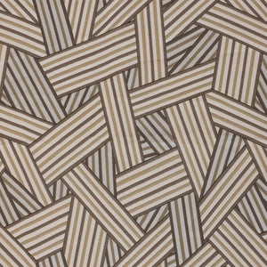 Geometric Upholstery Fabric Beige Gray Red Blue / FT12