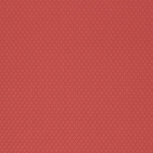 SCHUMACHER CARREAU MATELASSE FABRIC / ROUGE