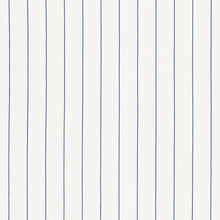 Load image into Gallery viewer, SCHUMACHER CAVETT STRIPE FABRIC / BLUE