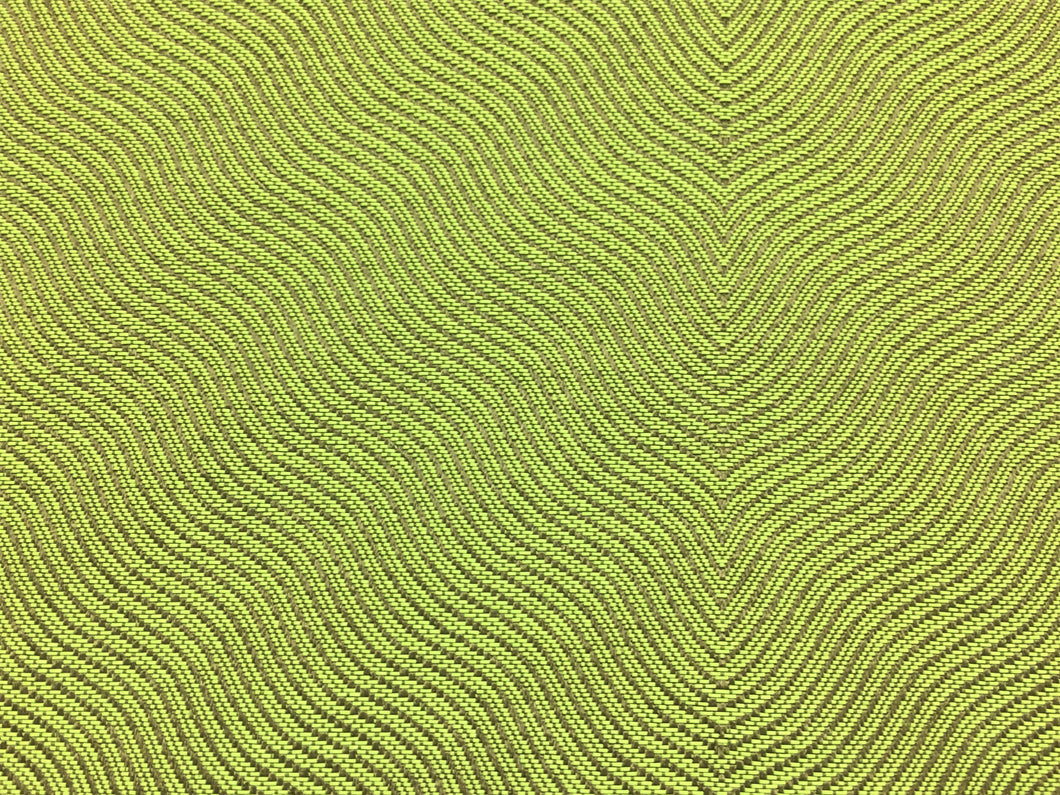 Chartreuse Lime Green Geometric Abstract Water Resistant Outdoor Indoor Upholstery Fabric