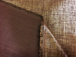 Designer Copper Brown Upholstery Fabric, Fabric Bistro