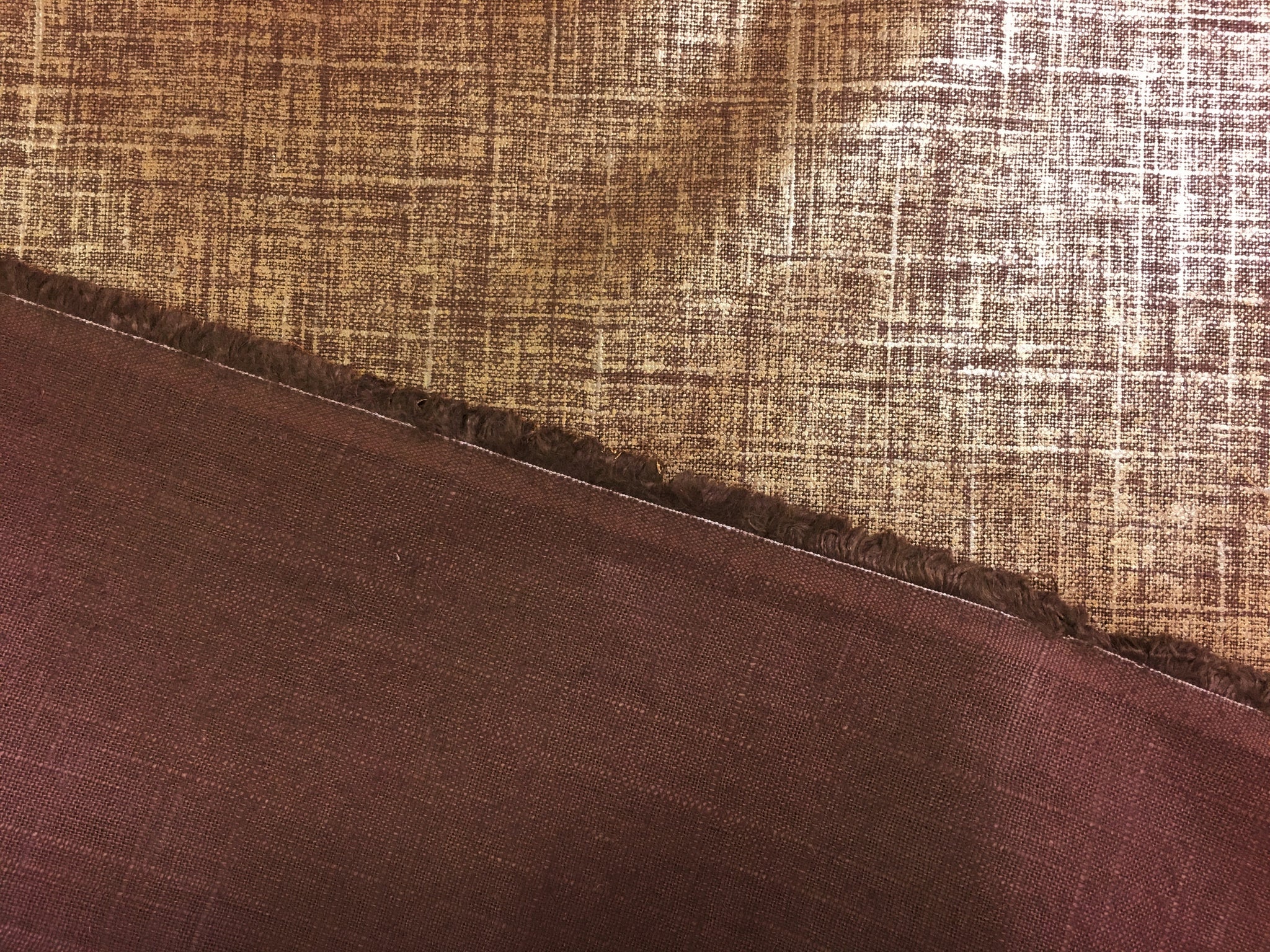 Copper Brown Linen Twill 3402 – Fabrics4Fashion