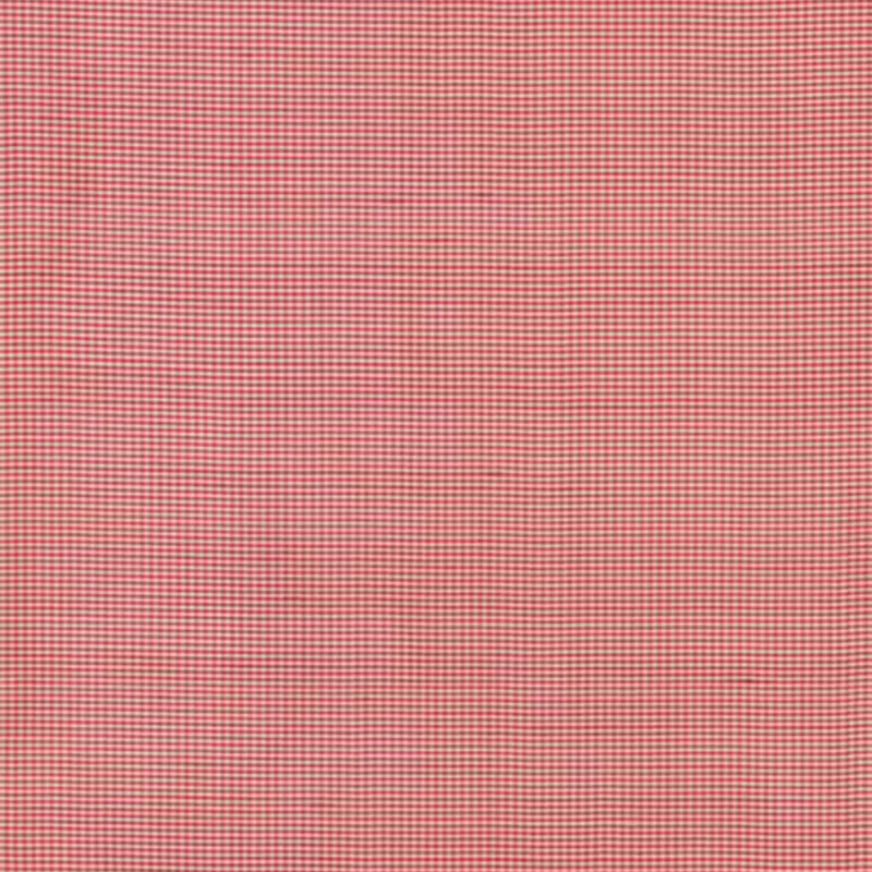 SCHUMACHER DALTON SILK GINGHAM FABRIC / CERISE