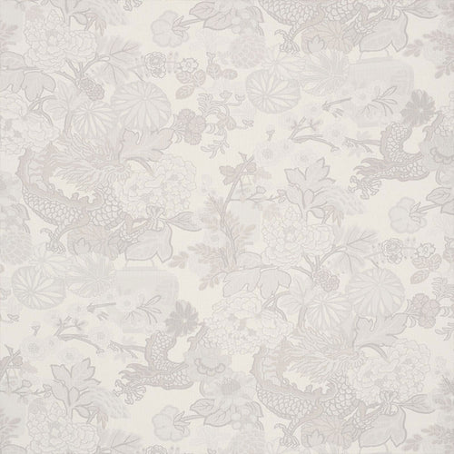 SCHUMACHER CHIANG MAI DRAGON FABRIC 173278 / LIMESTONE