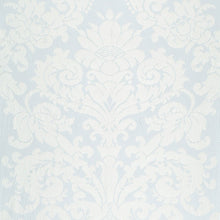 Load image into Gallery viewer, SCHUMACHER CHATEAU SILK DAMASK FABRIC / CIEL