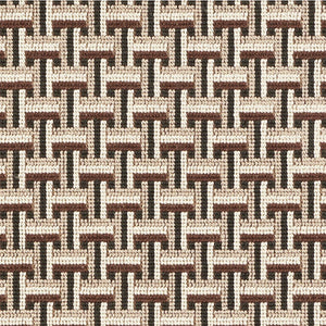 SCHUMACHER SAXON EPINGLE FABRIC 76971 / CINDER