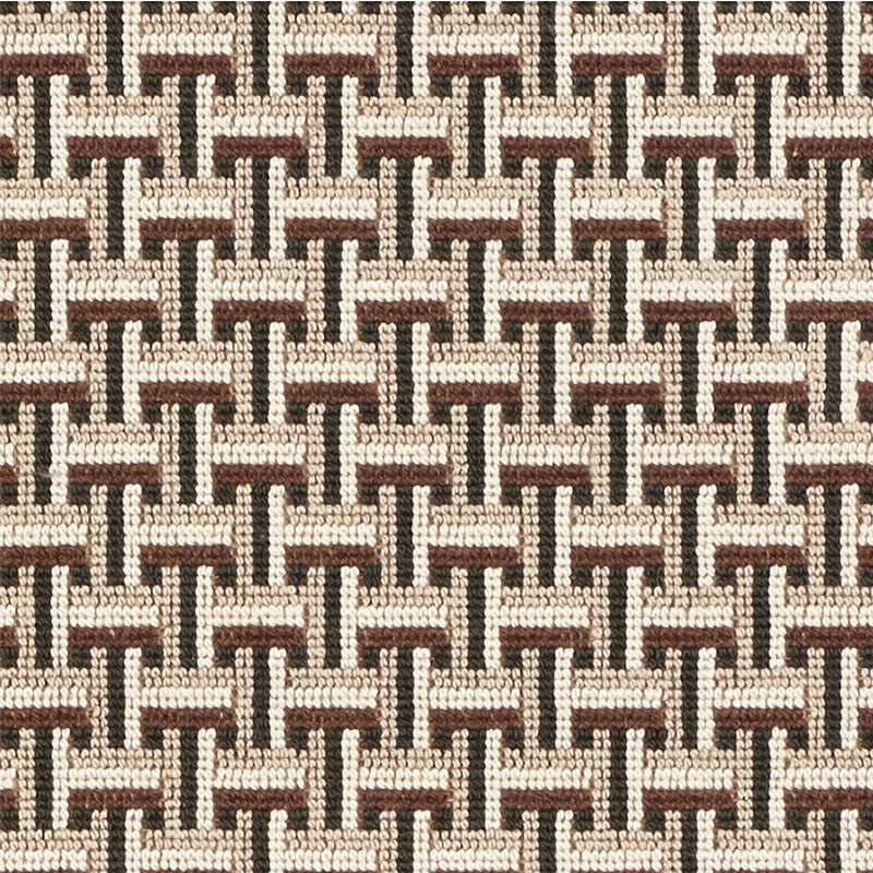 SCHUMACHER SAXON EPINGLE FABRIC 76971 / CINDER