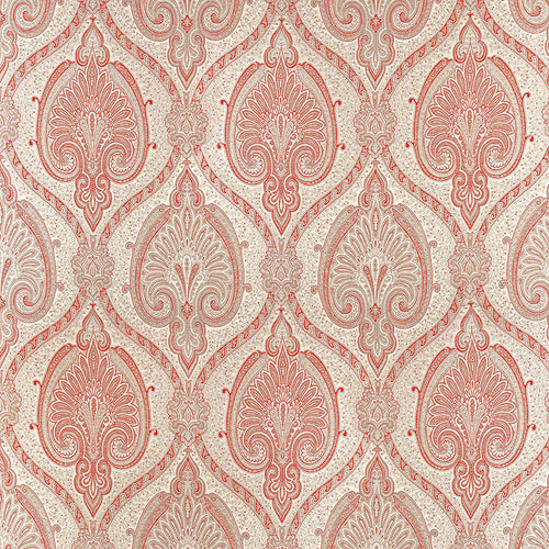 SCHUMACHER ODALISQUE FABRIC / CINNABAR