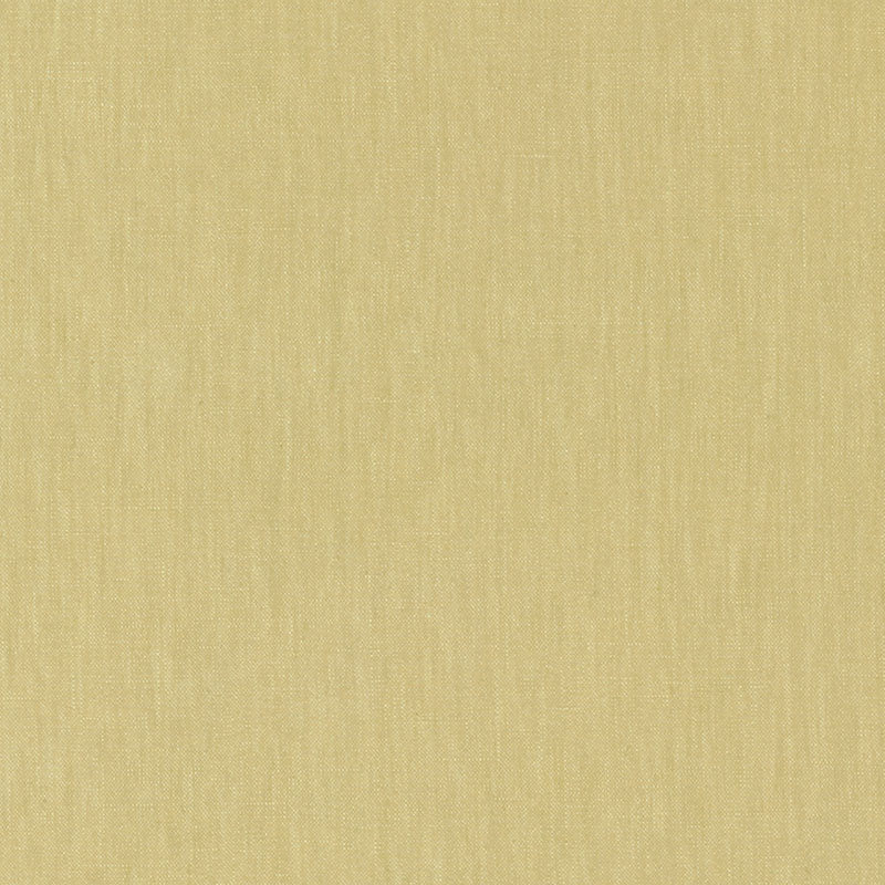 SCHUMACHER LANGE GLAZED LINEN FABRIC / CITRON