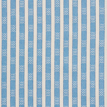 Load image into Gallery viewer, SCHUMACHER BEVERLY STRIPE FABRIC / COBALT