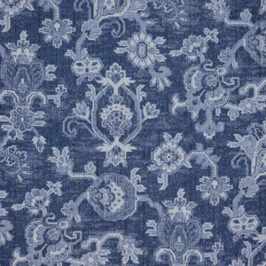 3 Colors Moroccan Upholstery Drapery Fabric Red Blue Gray Floral / RMIL15
