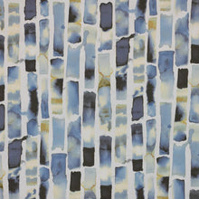 Load image into Gallery viewer, 2 Colors Abstract Ombré Stripe Drapery Fabric Blue Red / RMIL15