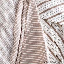 Load image into Gallery viewer, SCHUMACHER FILIPPO LINEN SHEER FABRIC / COCOA