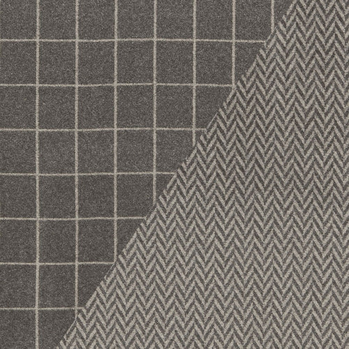 SCHUMACHER COLORADO FABRIC / CHARCOAL / NICKEL