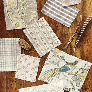 SCHUMACHER EMMELINE FABRIC / CREAM