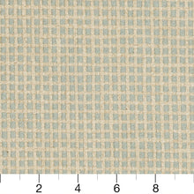 Load image into Gallery viewer, Essentials Linen Cotton Upholstery Checkered Fabric / Aqua Beige