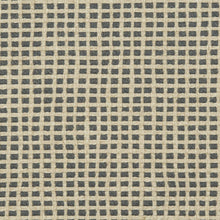 Load image into Gallery viewer, Essentials Linen Cotton Upholstery Checkered Fabric / Gray Beige