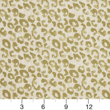 Load image into Gallery viewer, Essentials Heavy Duty Cheetah Ocelot Upholstery Drapery Fabric / Olive White