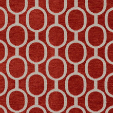 Load image into Gallery viewer, Essentials Upholstery Drapery Chenille Fabric / Red