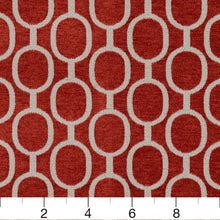 Load image into Gallery viewer, Essentials Upholstery Drapery Chenille Fabric / Red